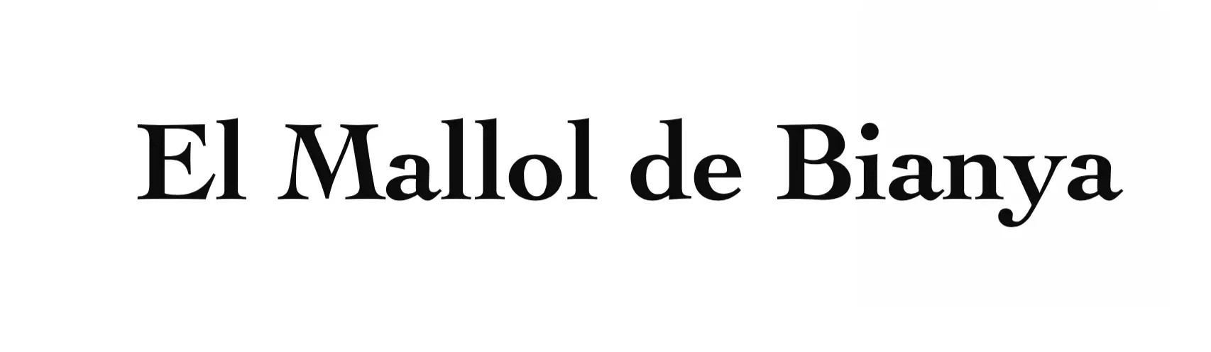 El Mallol de Bianya