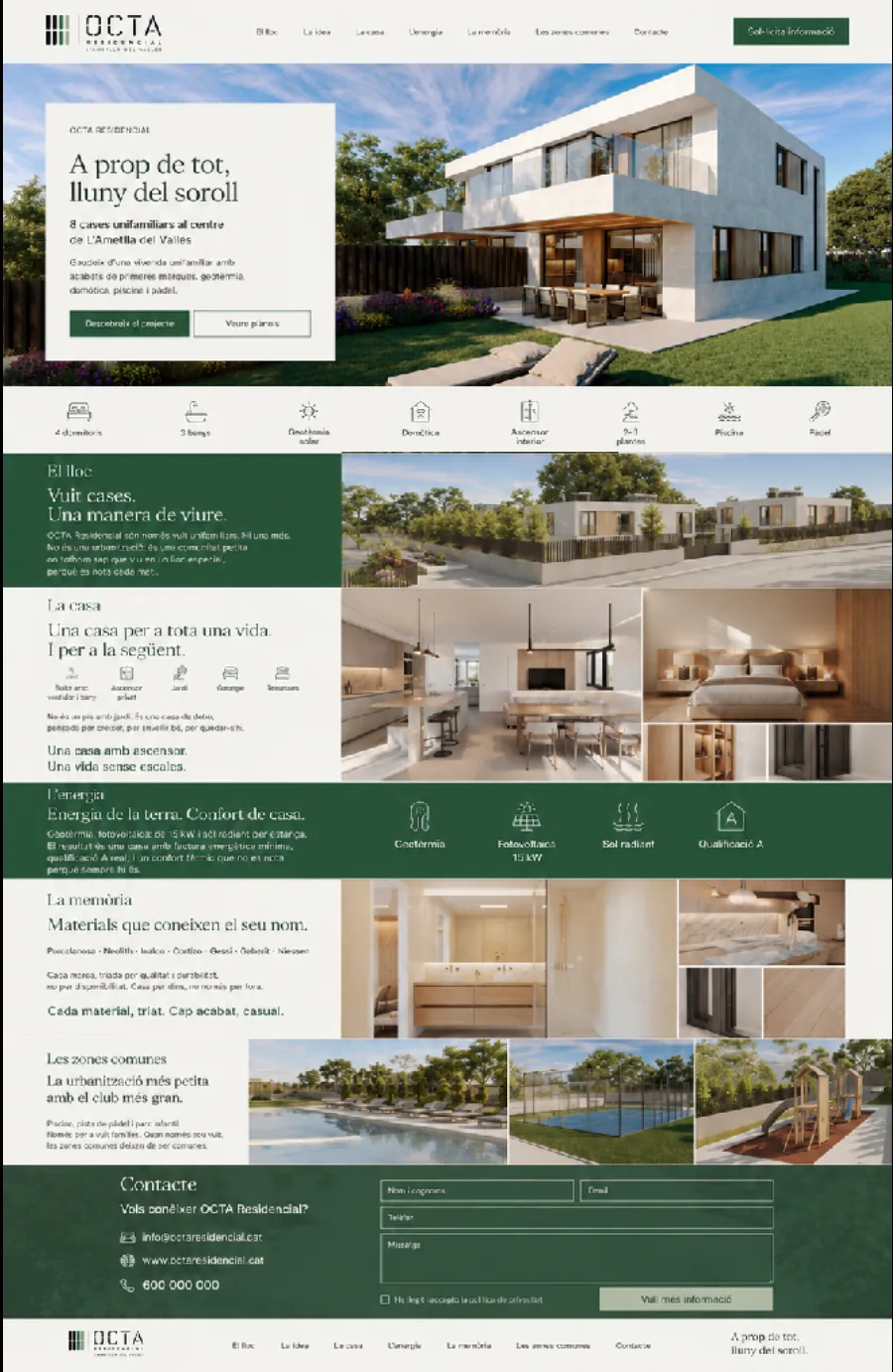 OCTA Residencial web