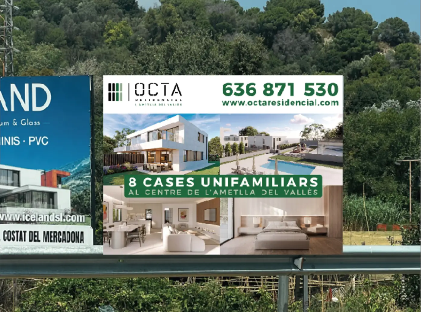 OCTA Residencial valla