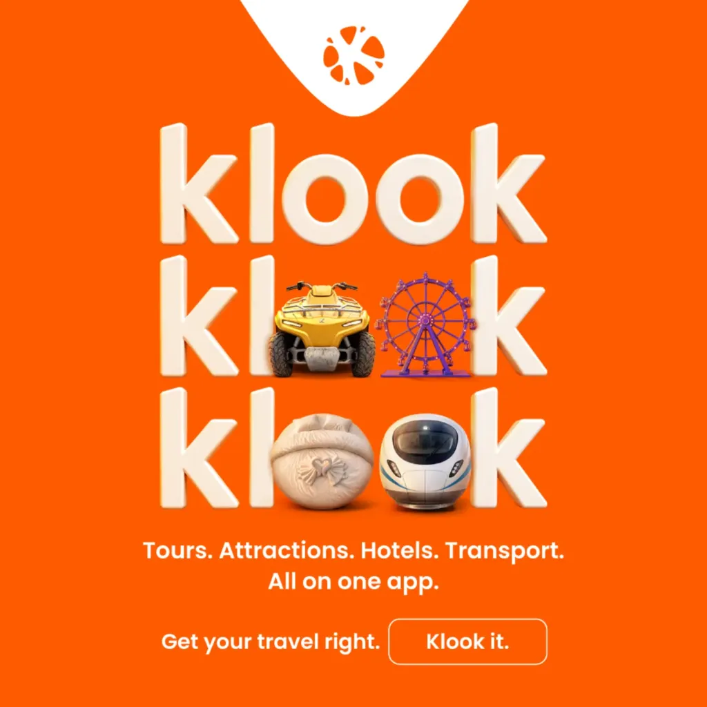 Key visual de Klook: Tours, Attractions, Hotels, Transport
